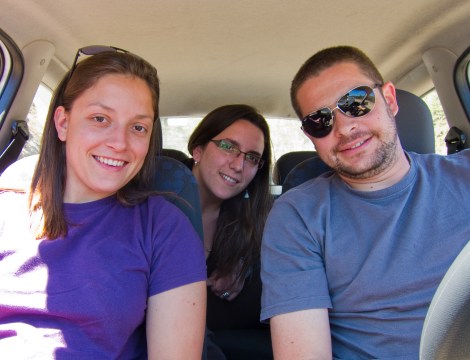 Tres en la carretera