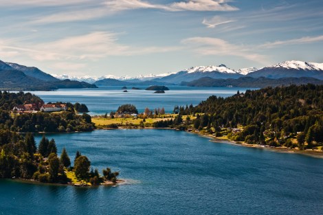Vista del Nahuel Huapi desde el Cerro Campanario