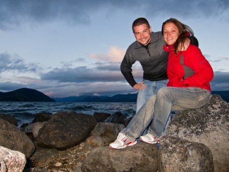 A orillas del Nahuel Huapi