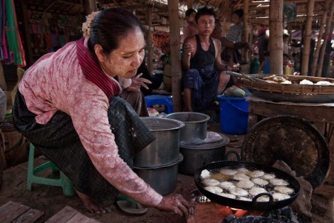 Mercado Lago Inle, Myanmar