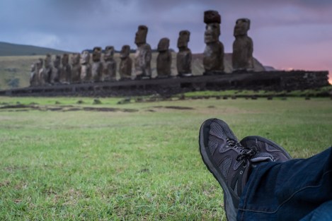 Isla de Pascua Tongariki amanecer