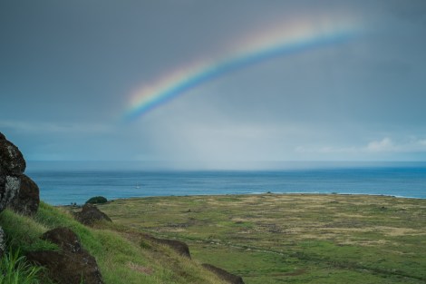 Arco Iris Isla de Pascua