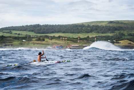Isla de Pascua canoa