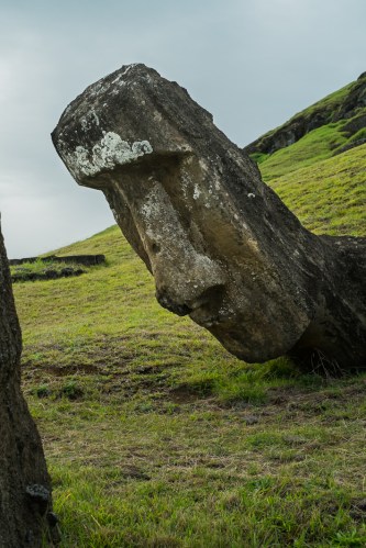 Cantera moais Isla de Pascua