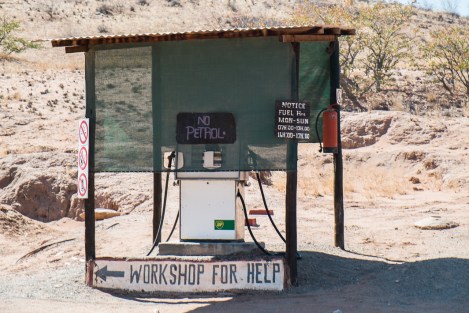 Gasolinera, Namibia