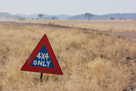 4x4 only, Namibia