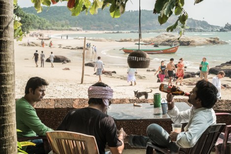 Om beach, Gokarna, India
