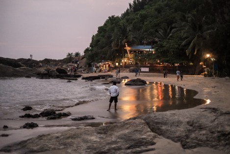 Namaste cafe, Om beach, Gokarna, India