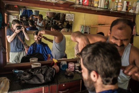 Peluquería Hampi, India