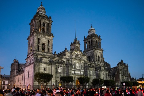La Catedral en El Zócalo de Ciudad de México