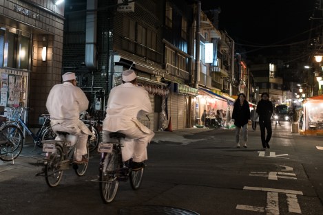 Bicicletas en Asakusa