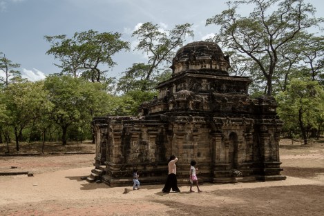 Antiguo edificio en Polonnaruwa