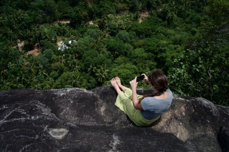 Mirador en el templo de Mulkingala 