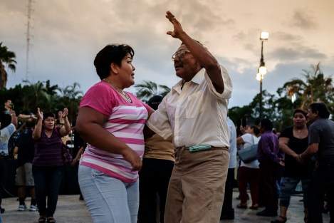 Bailando en el zócalo